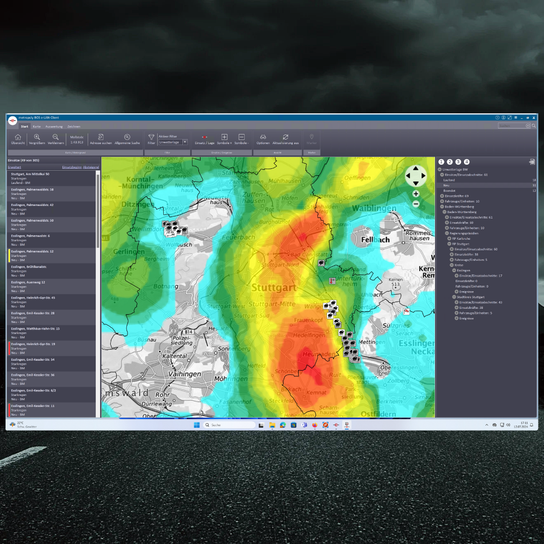 metropolyBOS, Stabsarbeit, Krisenmanagement